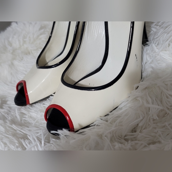 Dolce and Gabbana Peep Toe Heels - Picture 6 of 7